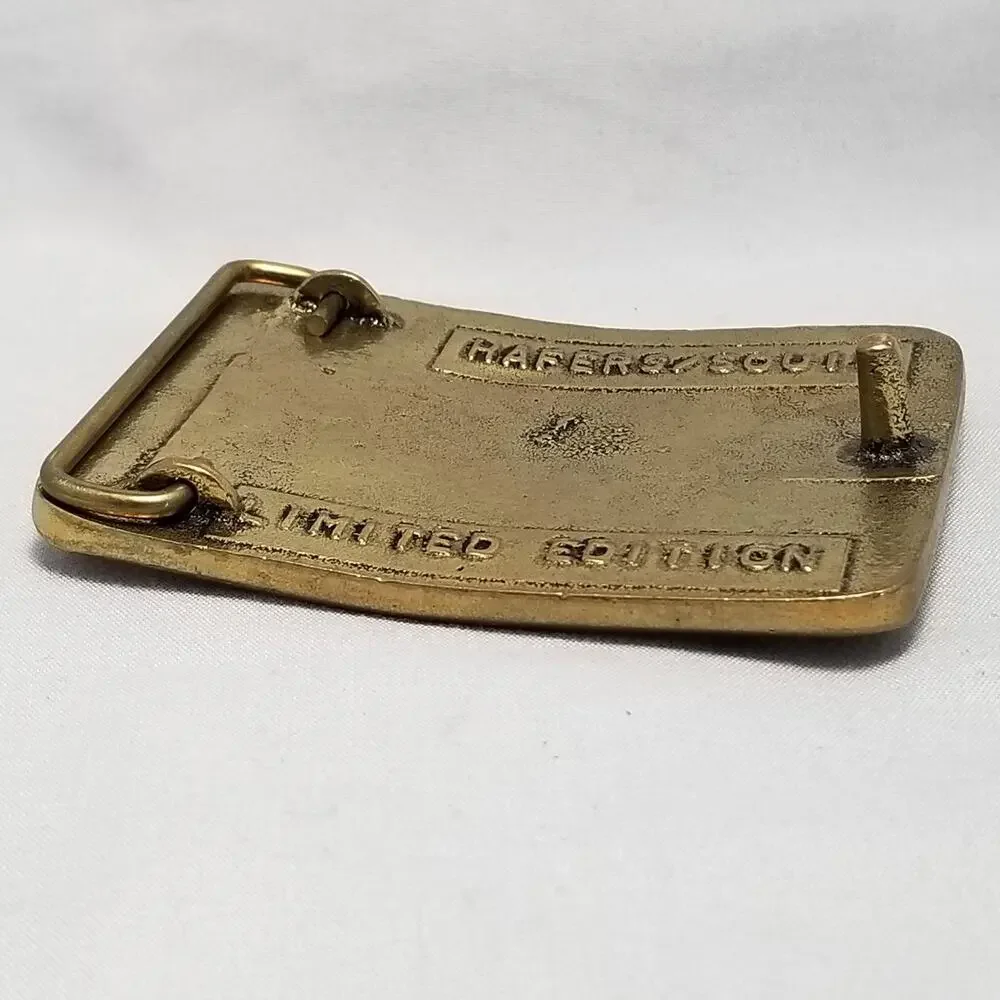 Belt Buckle Sioux Souix Hafer's Inc. Native American Indian Chief Limited Editio